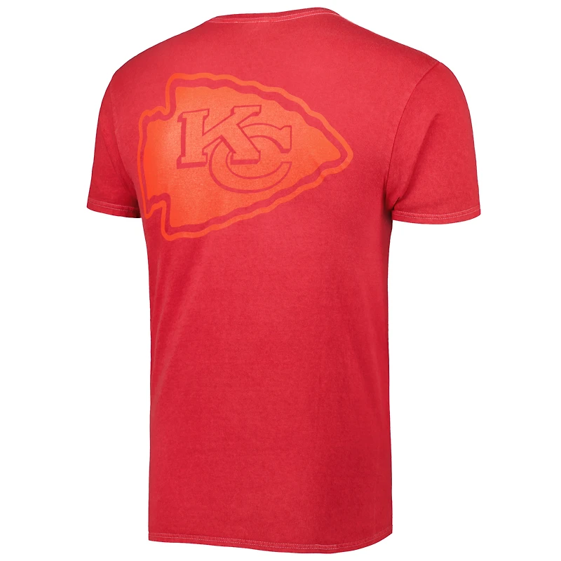 T-shirt '47 Red Kansas City Chiefs Fast Track Tonal Highlight pour homme