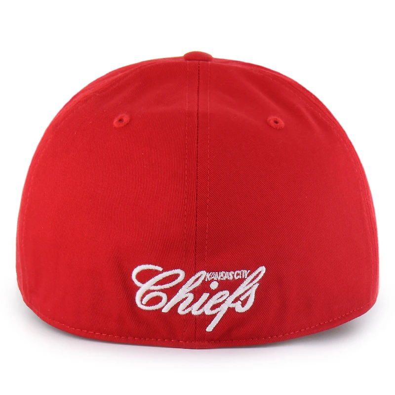 Men's '47  Red Kansas City Chiefs Foundational Franchise Fitted Hat