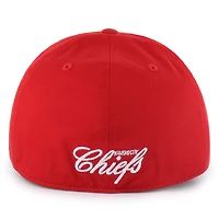 Men's '47  Red Kansas City Chiefs Foundational Franchise Fitted Hat