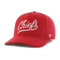 Casquette ajustable en velours côtelé Golden Age des Chiefs de Kansas City pour homme, modèle 47, rouge