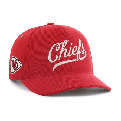 Men's '47  Red Kansas City Chiefs Golden Age Corduroy Hitch Adjustable Hat