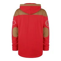 Sweat à capuche lacets Kansas City Chiefs Golden Age rouge '47 pour homme