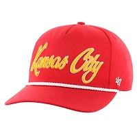 Men's '47 Red Kansas City Chiefs Overhand Hitch Adjustable Hat