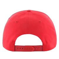 Casquette réglable '47 Kansas City Chiefs Overhand Hitch pour hommes, rouge