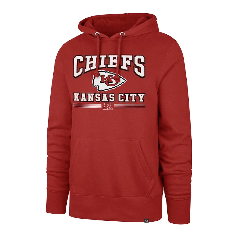Sweat à capuche rouge '47 Kansas City Chiefs Packed House Headline pour homme