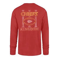 Men's '47 Red Kansas City Chiefs Regional Backer Franklin Long Sleeve T-Shirt