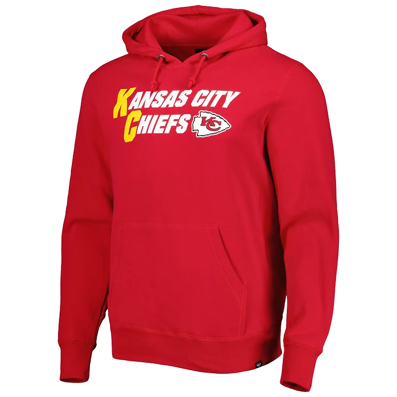 Chandail à capuchon régional Headline Kansas City Chiefs '47 rouge pour homme