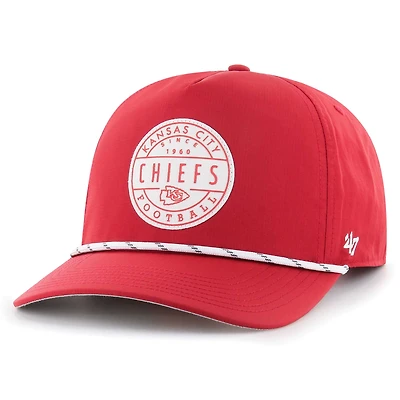 Casquette réglable '47 Kansas City Chiefs Suburbia Hitch pour hommes, rouge