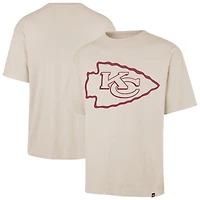 T-shirt beige « 47 » pour homme des Kansas City Chiefs, imprimé Bouldering, Ravine Foundation