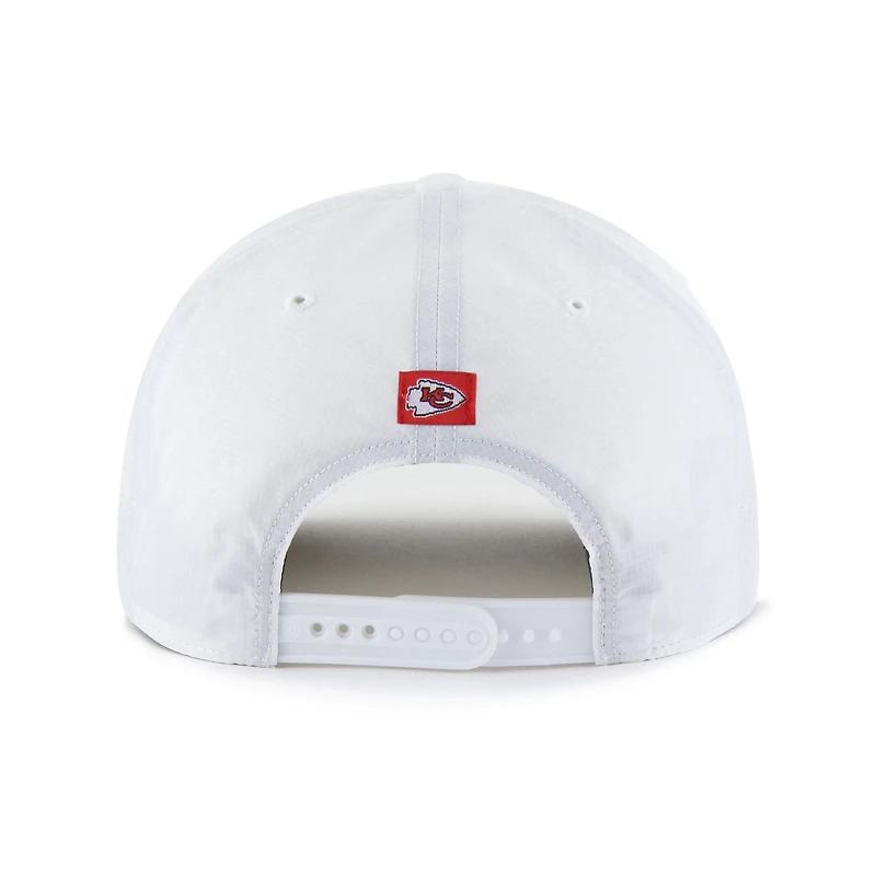 Casquette ajustable blanche « 47 » des Kansas City Chiefs pour homme, modèle Brrr Fairway Hitch