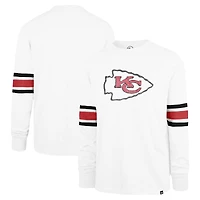 T-shirt à manches longues blanc '47 Kansas City Chiefs Gridiron Premier Brex pour homme