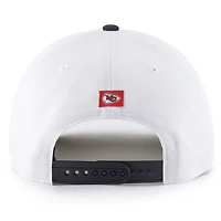 Men's '47 White Kansas City Chiefs Patriotic Overhand Hitch Adjustable Hat