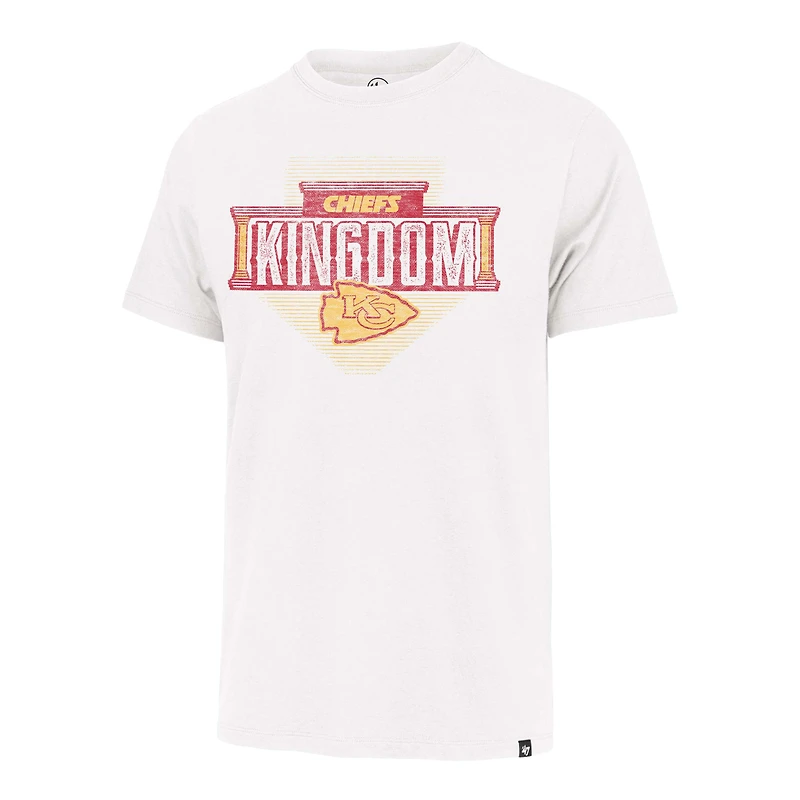 Men's '47 White Kansas City Chiefs Regional Franklin T-Shirt
