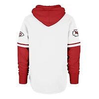 Sweat à capuche blanc '47 Kansas City Chiefs Trifecta Shortstop pour homme