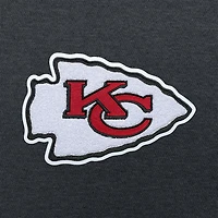Sweat à capuche en chenille Victory pour homme, couleur anthracite, des Kansas City Chiefs