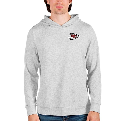 Sweat à capuche Absolute pour homme, gris chiné, des Kansas City Chiefs