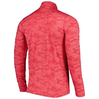 Sweat-shirt à fermeture éclair quart de tour rouge Antigua Kansas City Chiefs Brigade pour homme