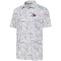 Men's Antigua White Kansas City Chiefs Collide Polo