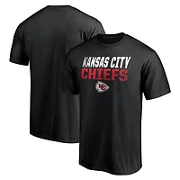 Men's  Black Kansas City Chiefs Fade Out T-Shirt