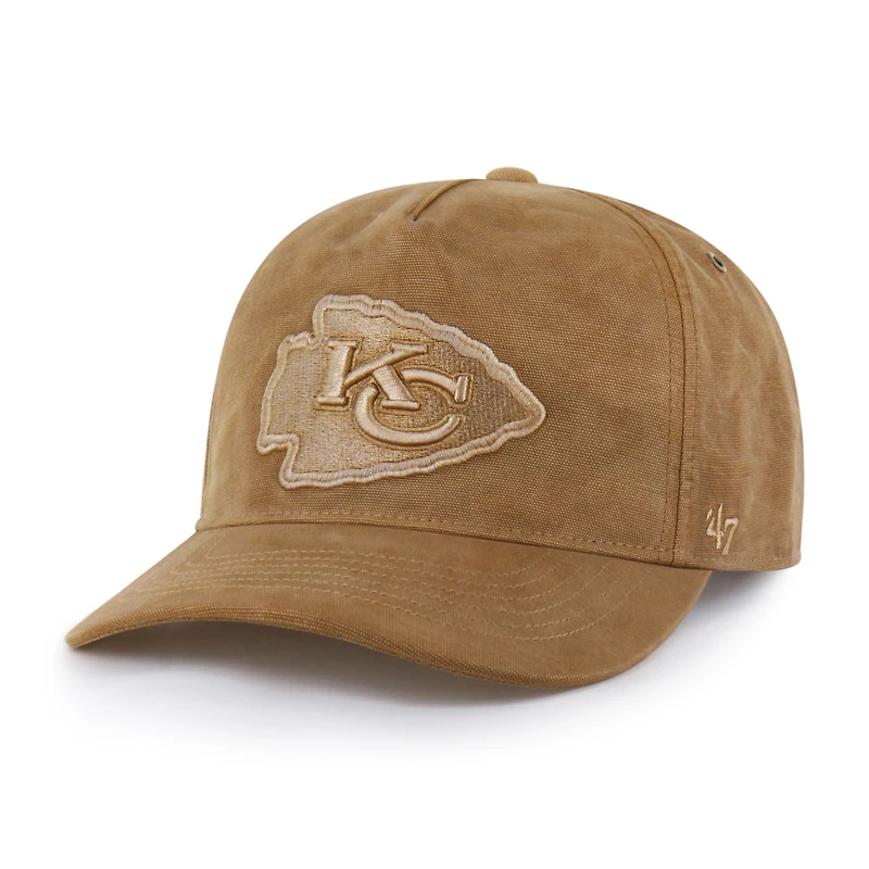 Men's Carhartt x '47 Brown Kansas City Chiefs Dyed Hitch Adjustable Hat
