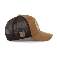 Men's Carhartt x '47 Brown Kansas City Chiefs Dyed Trucker Adjustable Hat