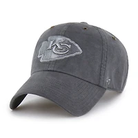 Men's Carhartt x '47 Charcoal Kansas City Chiefs Dyed Clean Up Adjustable Hat