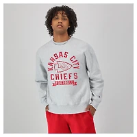 Sweat-shirt en molleton à tissage inversé Champion pour homme, gris chin