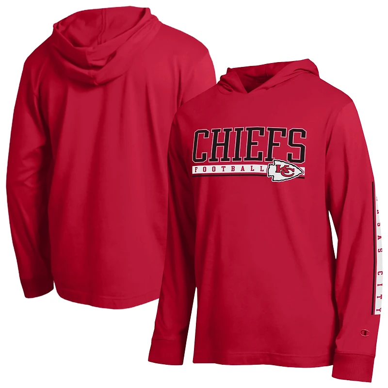 Men's Champion Red Kansas City Chiefs All Star Hooded T-Shirt