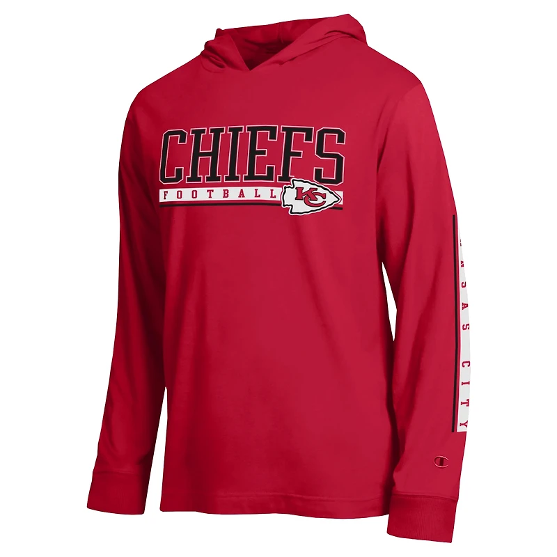 Men's Champion Red Kansas City Chiefs All Star Hooded T-Shirt