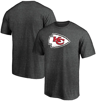 Men's  Charcoal Kansas City Chiefs Primary Logo T-Shirt