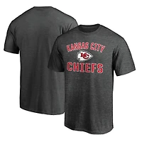 Men's  Charcoal Kansas City Chiefs Victory Arch T-Shirt
