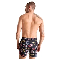 Maillot de bain classique doublé noir Chubbies Kansas City Chiefs The Neon 5,5" pour homme