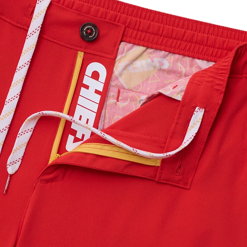 Men's Chubbies  Red Kansas City Chiefs Everywear Shorts