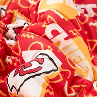 Men's Chubbies  Red Kansas City Chiefs Full-Zip Hooded Puffer Bodysuit