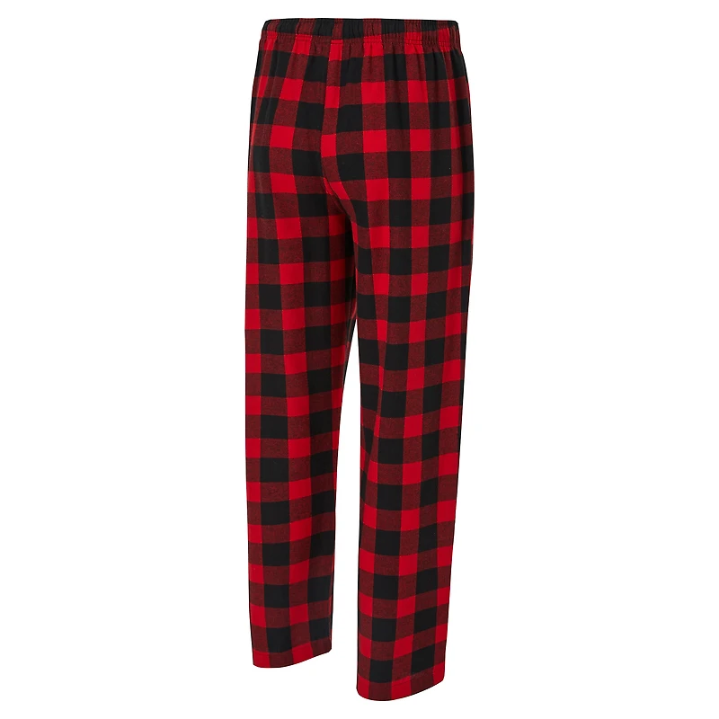 Men's Concepts Sport Red/Black Kansas City Chiefs Avondale T-Shirt & Flannel Pants Set