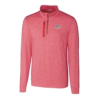 Pull-over Americana Stealth à quart de zip pour homme, rouge, Cutter & Buck, Kansas City Chiefs