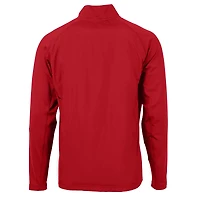 Men's Cutter & Buck  Red Kansas City Chiefs Helmet Adapt Eco Knit Hybrid Recycled Full-Zip Jacket