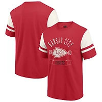 T-shirt de football rouge pour homme Darius Rucker Collection by Fanatics, Kansas City Chiefs