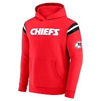 Sweat à capuche délavé rouge pour homme de la collection Darius Rucker par Fanatics, motif Kansas City Chiefs