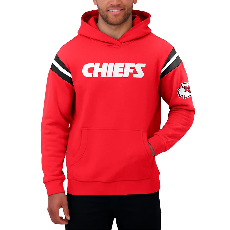 Sweat à capuche délavé rouge pour homme de la collection Darius Rucker par Fanatics, motif Kansas City Chiefs