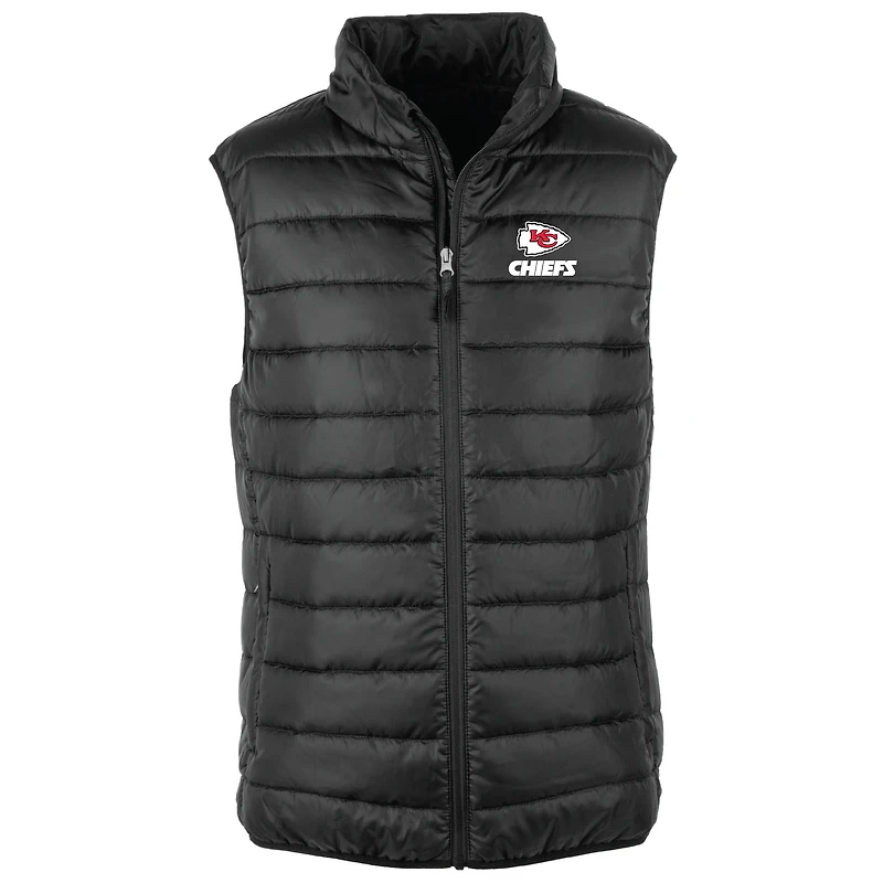 Men's Dunbrooke Black Kansas City Chiefs Alberta Full-Zip Puffer Vest