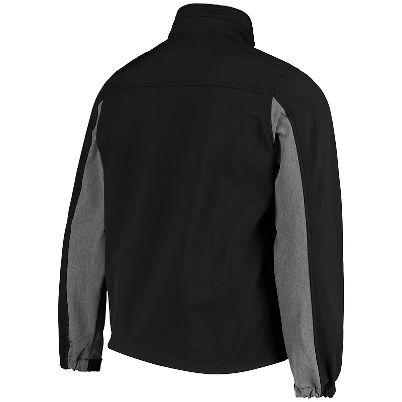 Veste Dunbrooke Black Kansas City Chiefs Circle Zephyr Softshell Full-Zip pour homme