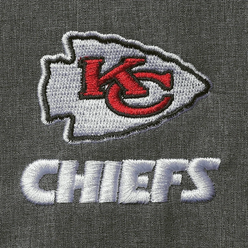 Veste Dunbrooke Black Kansas City Chiefs Circle Zephyr Softshell Full-Zip pour homme