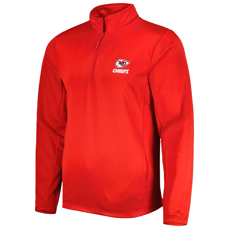Haut technique Dunbrooke Red All-Star des Kansas City Chiefs pour homme, à fermeture éclair quart de tour