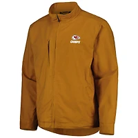 Dunbrooke Tan Kansas City Chiefs Journey Workwear Veste zippée à trois mélanges pour homme