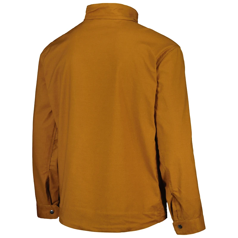 Dunbrooke Tan Kansas City Chiefs Journey Workwear Veste zippée à trois mélanges pour homme