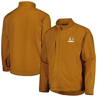 Dunbrooke Tan Kansas City Chiefs Journey Workwear Veste zippée à trois mélanges pour homme