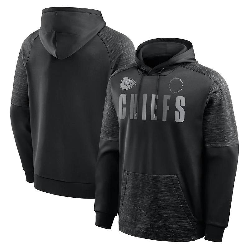 Men's Fanatics Black Kansas City Chiefs Chip Shot Pullover Hoodie