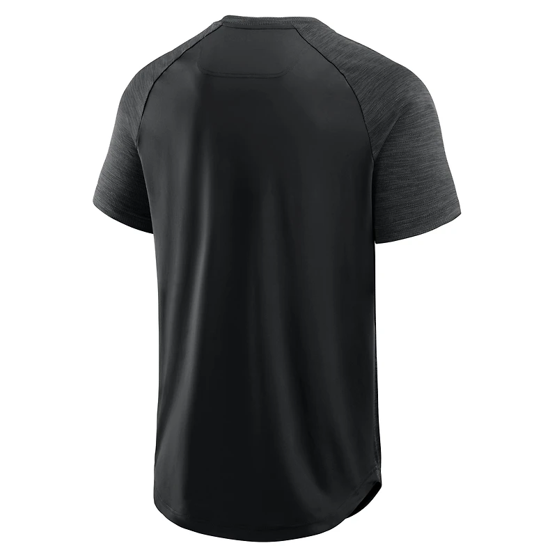 T-shirt noir fanatique pour homme, motif « Deceptive Juke » des Kansas City Chiefs
