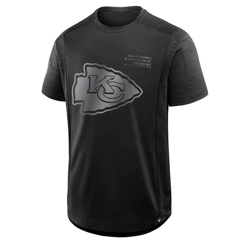 Men's Fanatics Black Kansas City Chiefs Deceptive Juke T-Shirt
